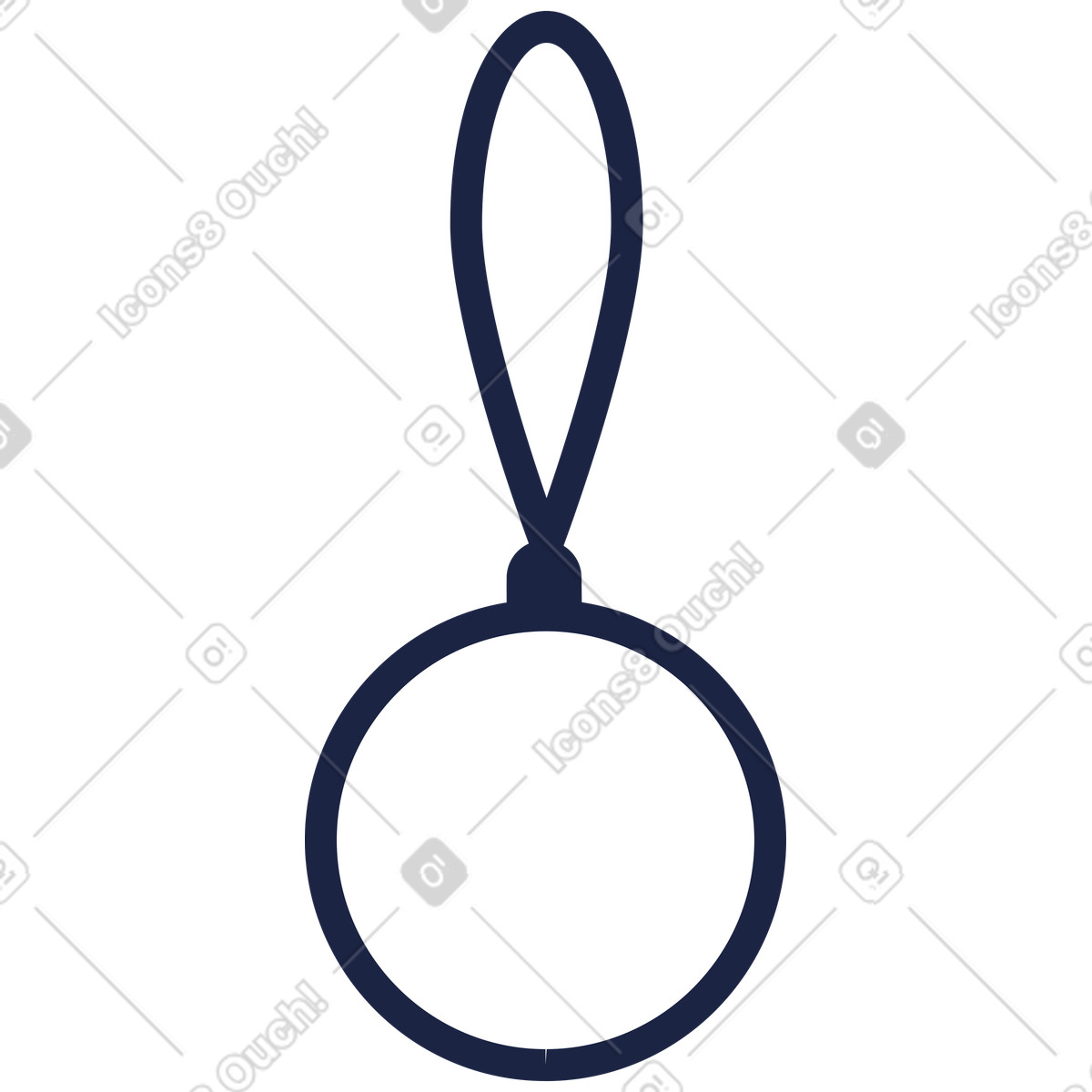 Ilustração de Linha bola natal em no estilo Urban Line para baixar em PNG, SVG