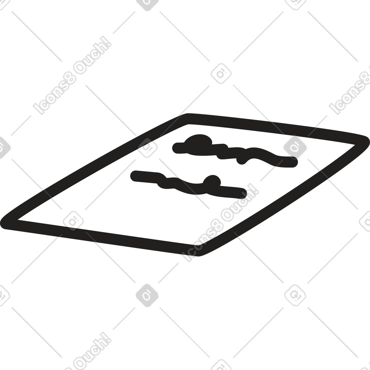Paper note illustration in PNG, SVG