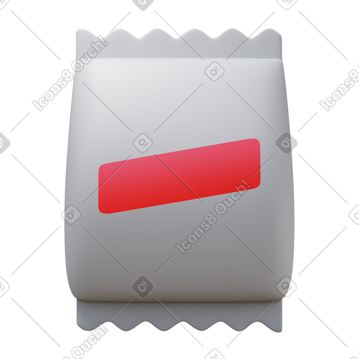 下载 3D Fluency 风格的 Cement bag 插画，支持 PNG、SVG 格式