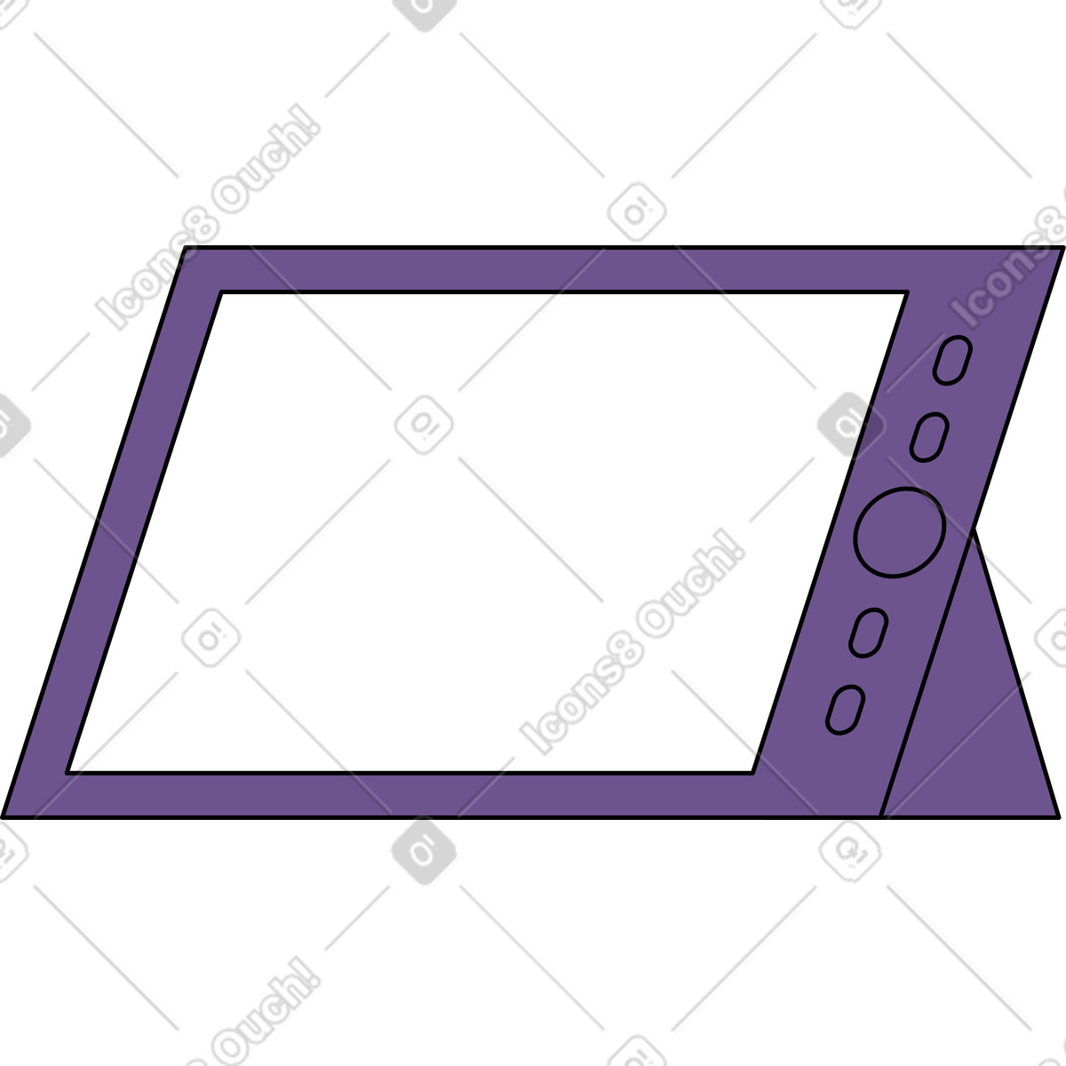 Display interattivo illustrazione in stile Bloom scarica in PNG, SVG