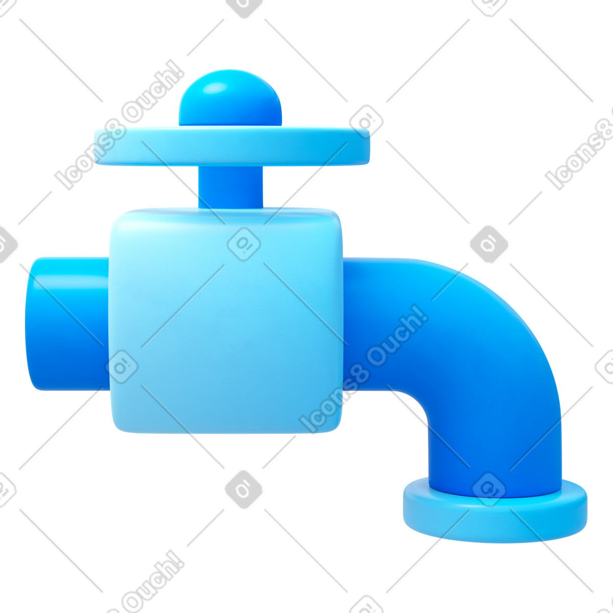 Plumbing-Illustration im 3D Fluency-Stil als Download in PNG, SVG