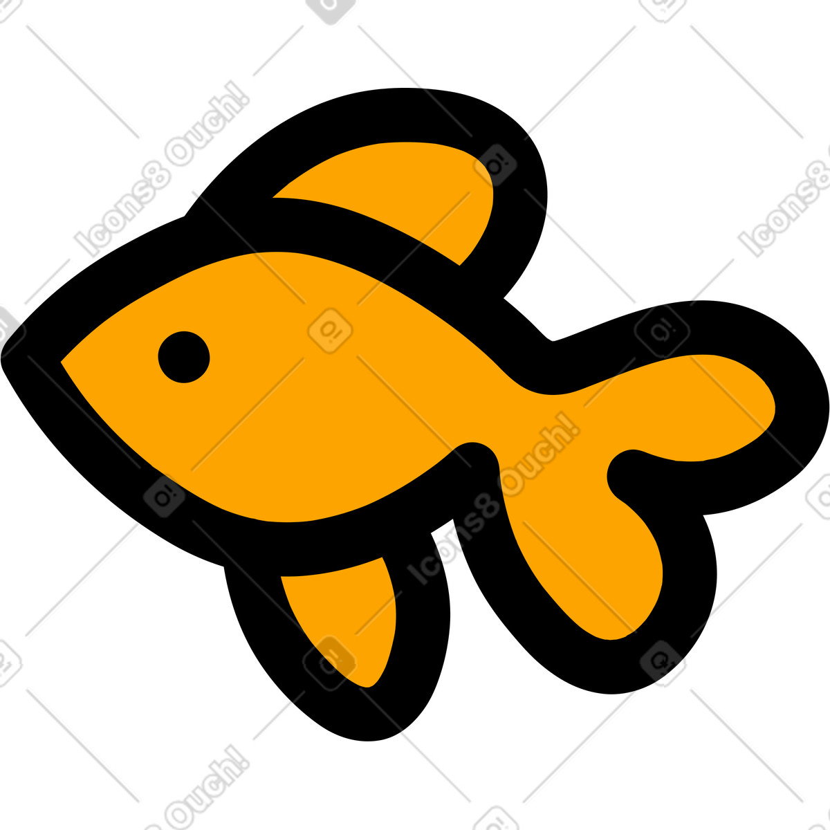 下载 Purr 风格的 鱼 插画，支持 PNG、SVG 格式