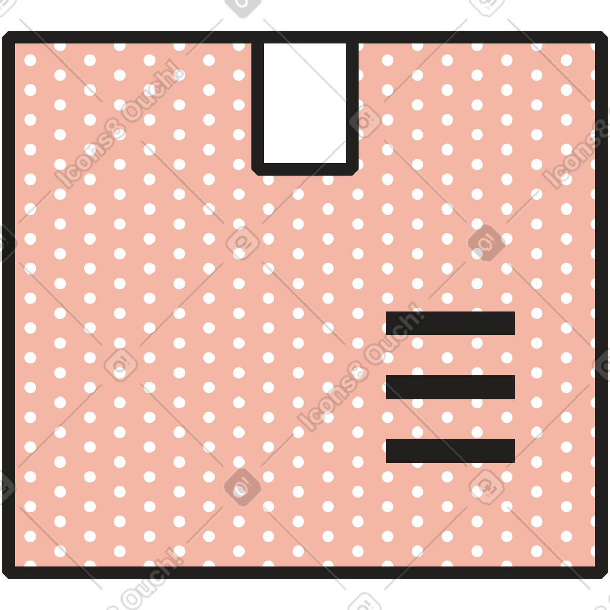 Ilustração de Caixa em no estilo Dazzle para baixar em PNG, SVG
