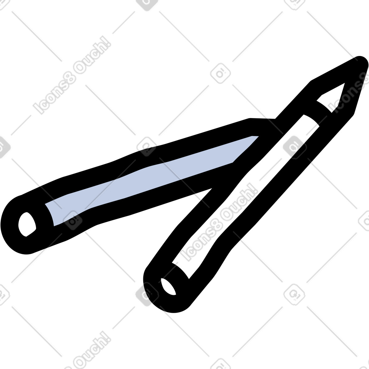 Illustration Des crayons dans le style Notes à télécharger aux formats PNG, SVG