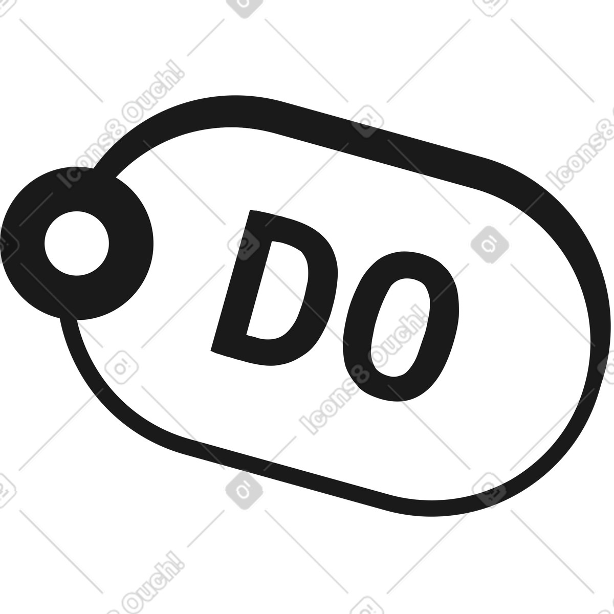 Do code plate illustration in Taxi style download in PNG, SVG