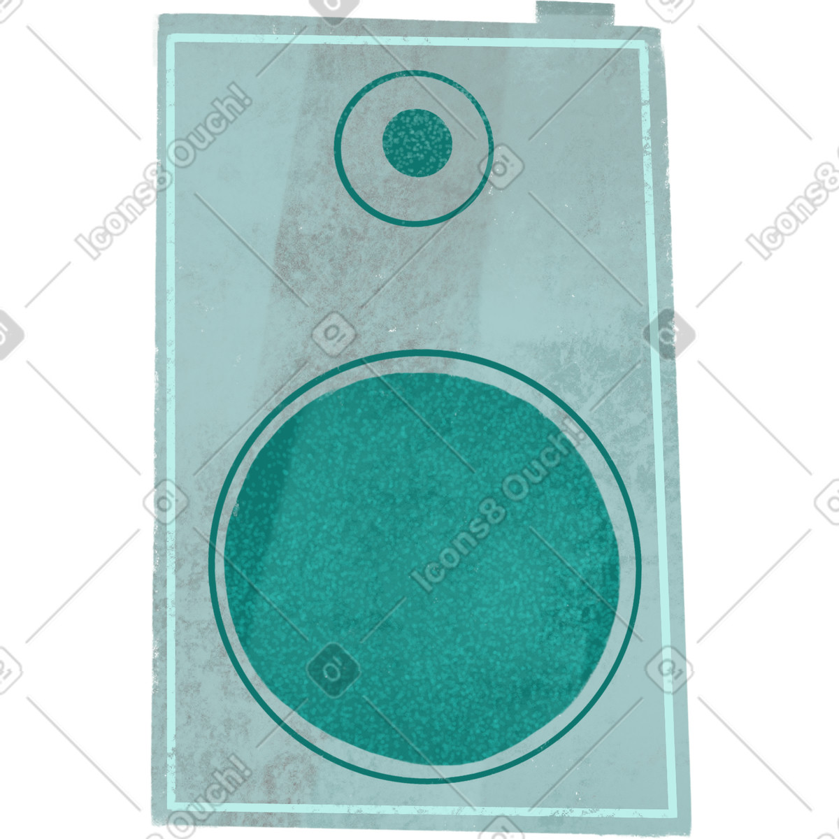 Иллюстрация Music speaker в стиле Fabulous — скачать в форматах PNG, SVG