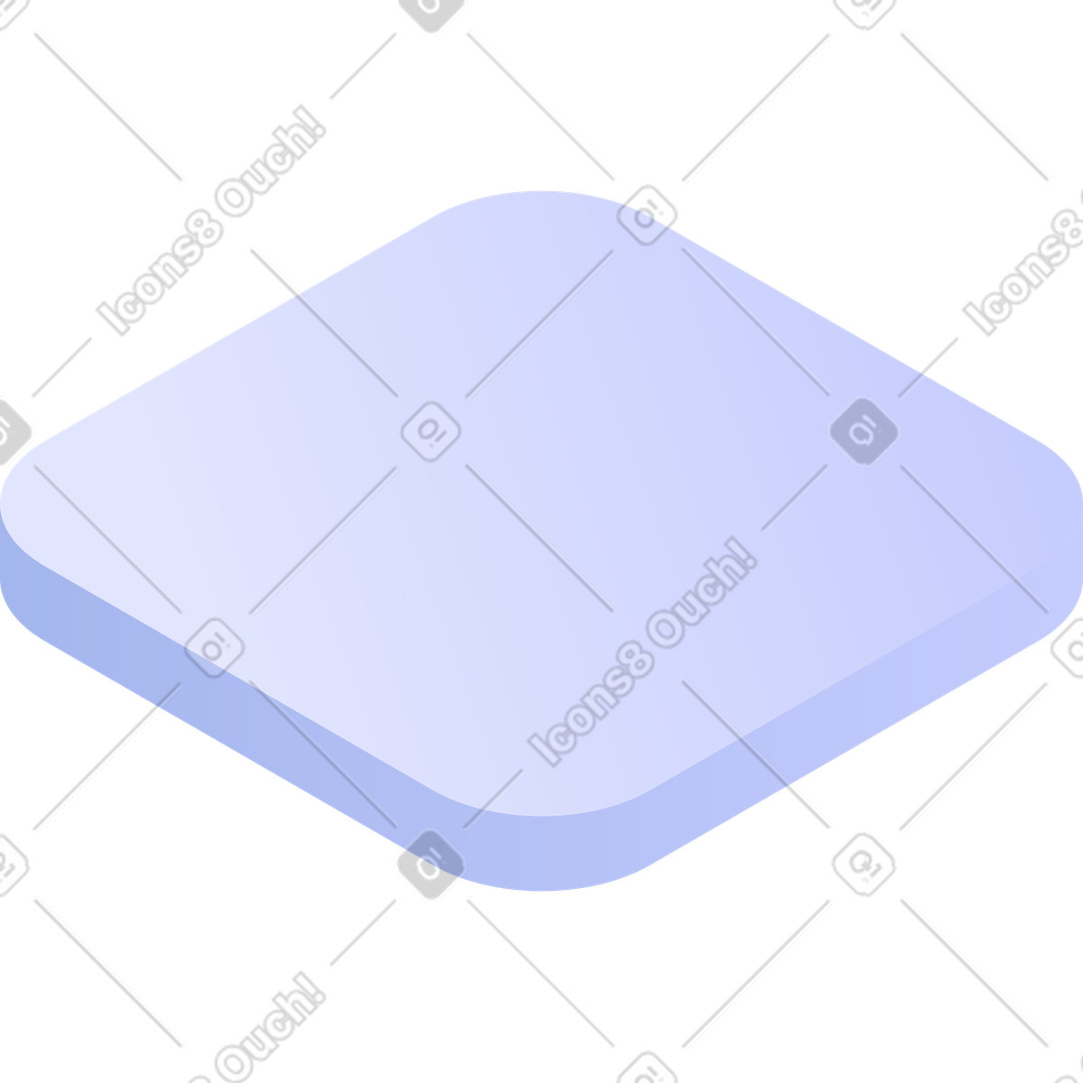 Square frame illustration in Quantum style download in PNG, SVG