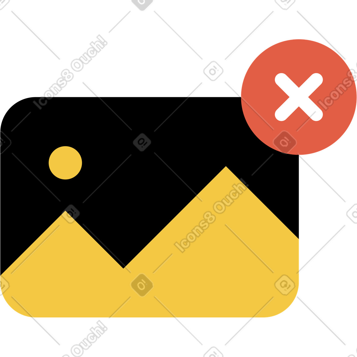下载 Flat 风格的 带有十字图标的图片 插画，支持 PNG、SVG 格式