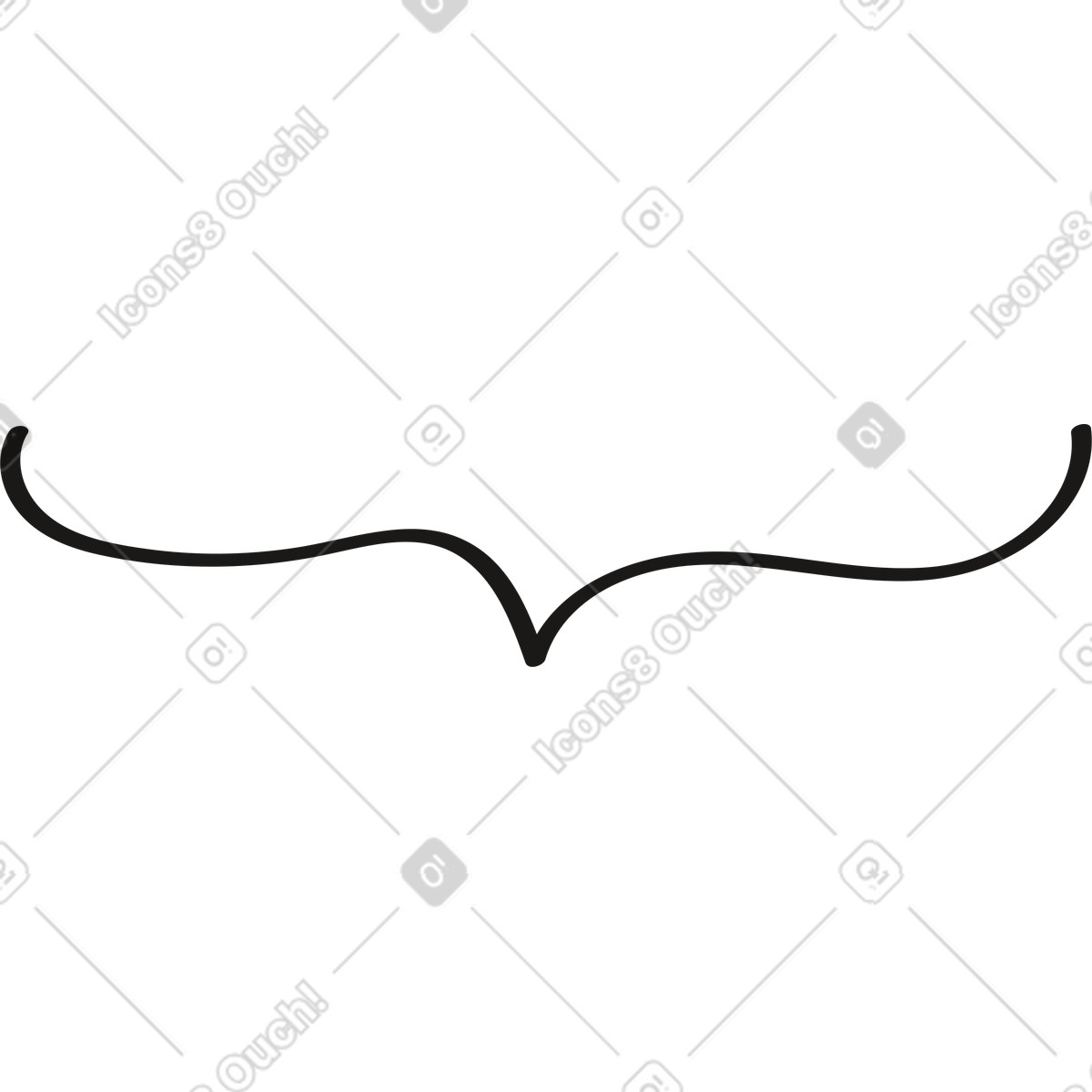 Schwarzes element-Illustration im Twirl-Stil als Download in PNG, SVG