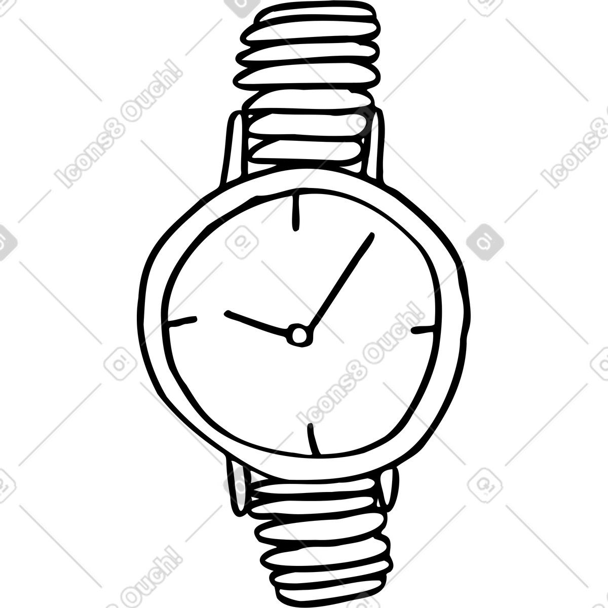 下载 Marks 风格的 手表 插画，支持 PNG、SVG 格式