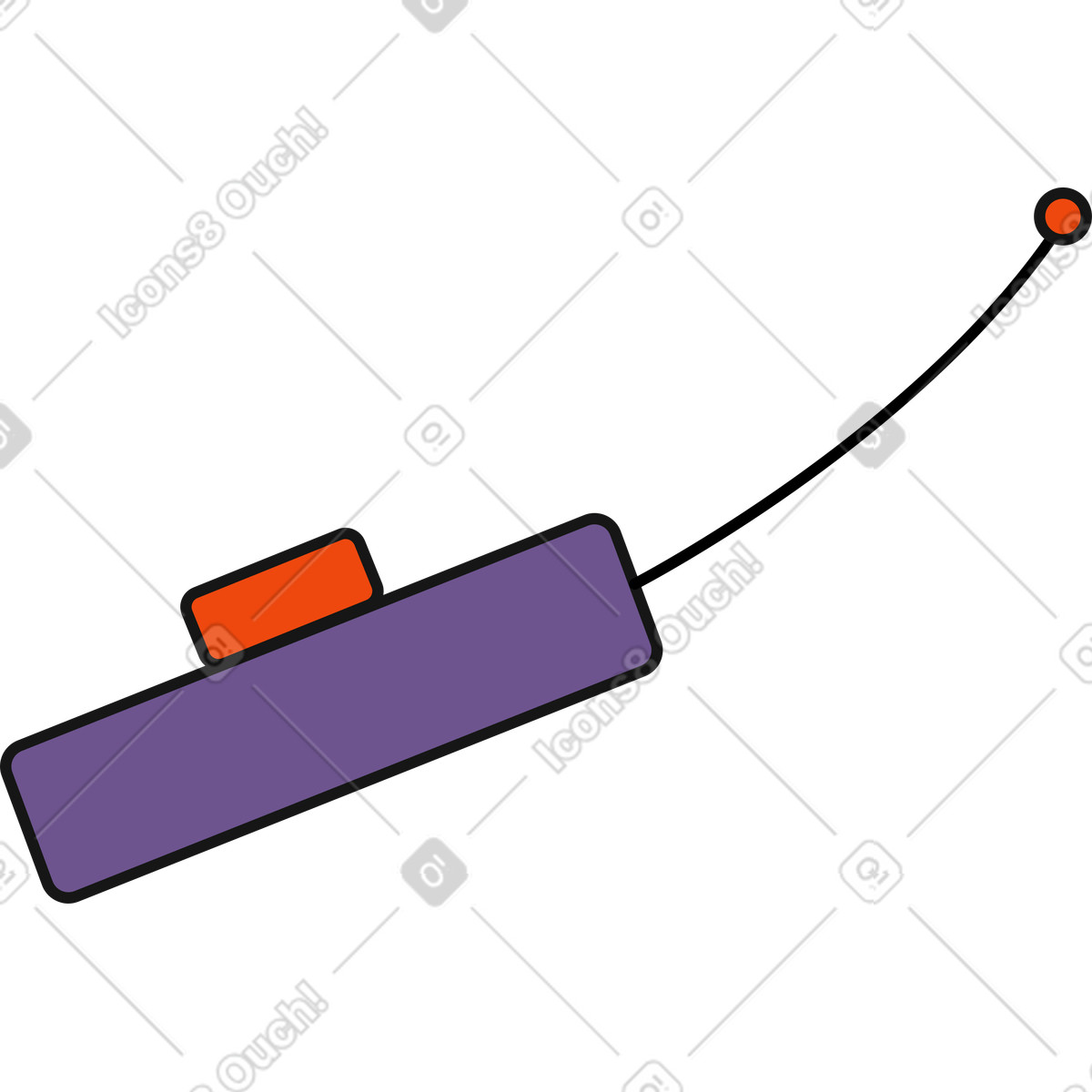 Ilustración Control remoto de cuadricóptero en estilo Bloom a descargar en PNG y SVG