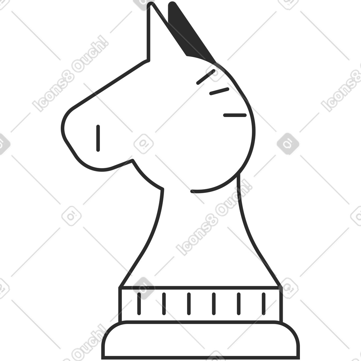 下载 Marginalia 风格的 棋子 插画，支持 PNG、SVG 格式