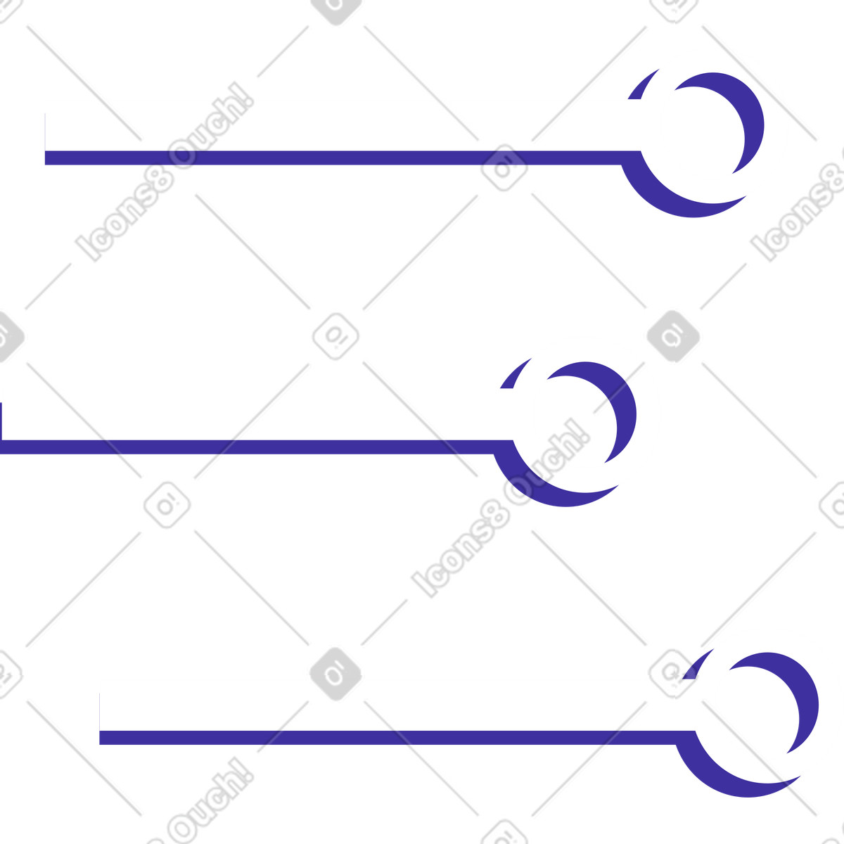 Ilustración Pista de circuito impreso en estilo Levels a descargar en PNG y SVG