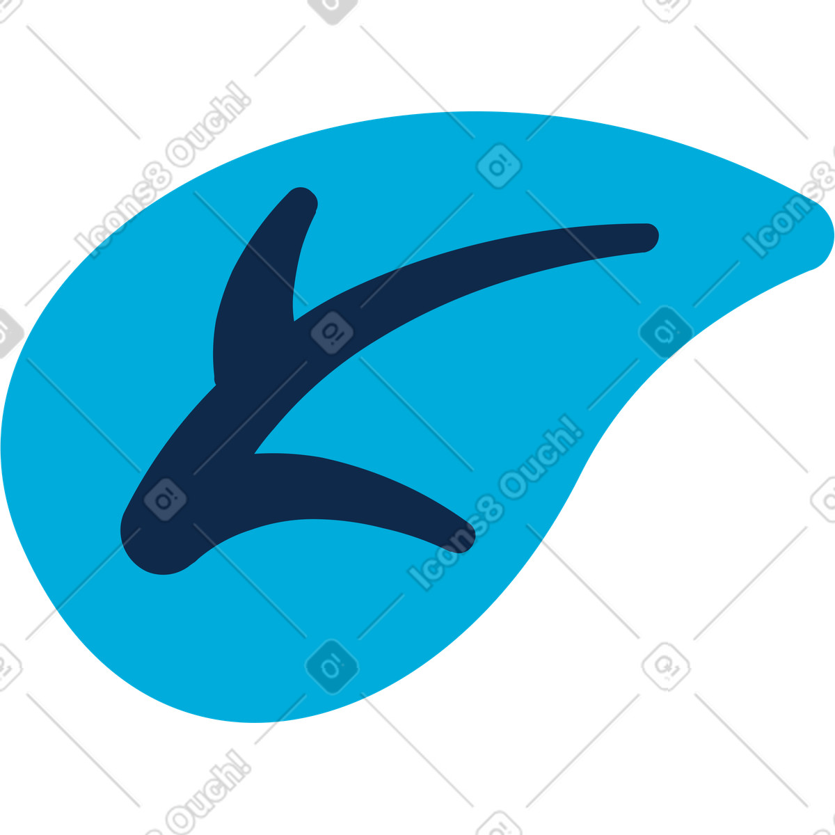 Ilustração de Folha em no estilo Flame para baixar em PNG, SVG