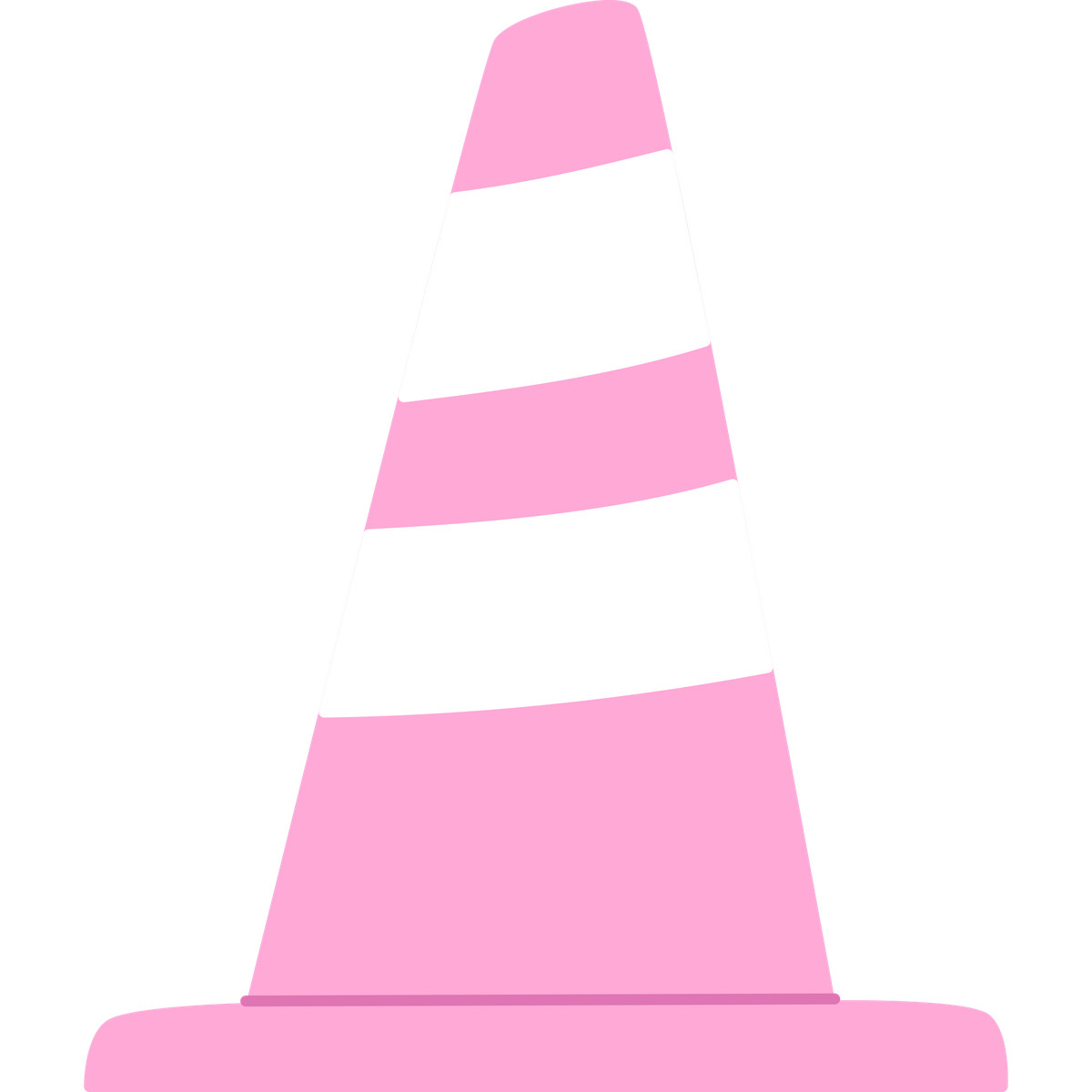 下载 Bouncy 风格的 Traffic cone 插画，支持 PNG、SVG 格式
