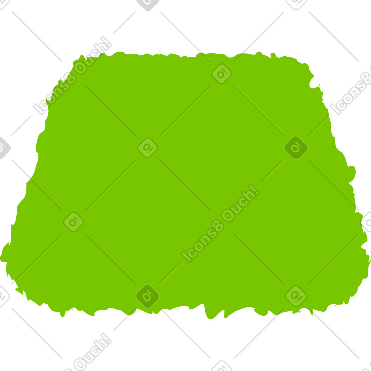 Illustration Trapèze vert dans le style Mirage à télécharger aux formats PNG, SVG