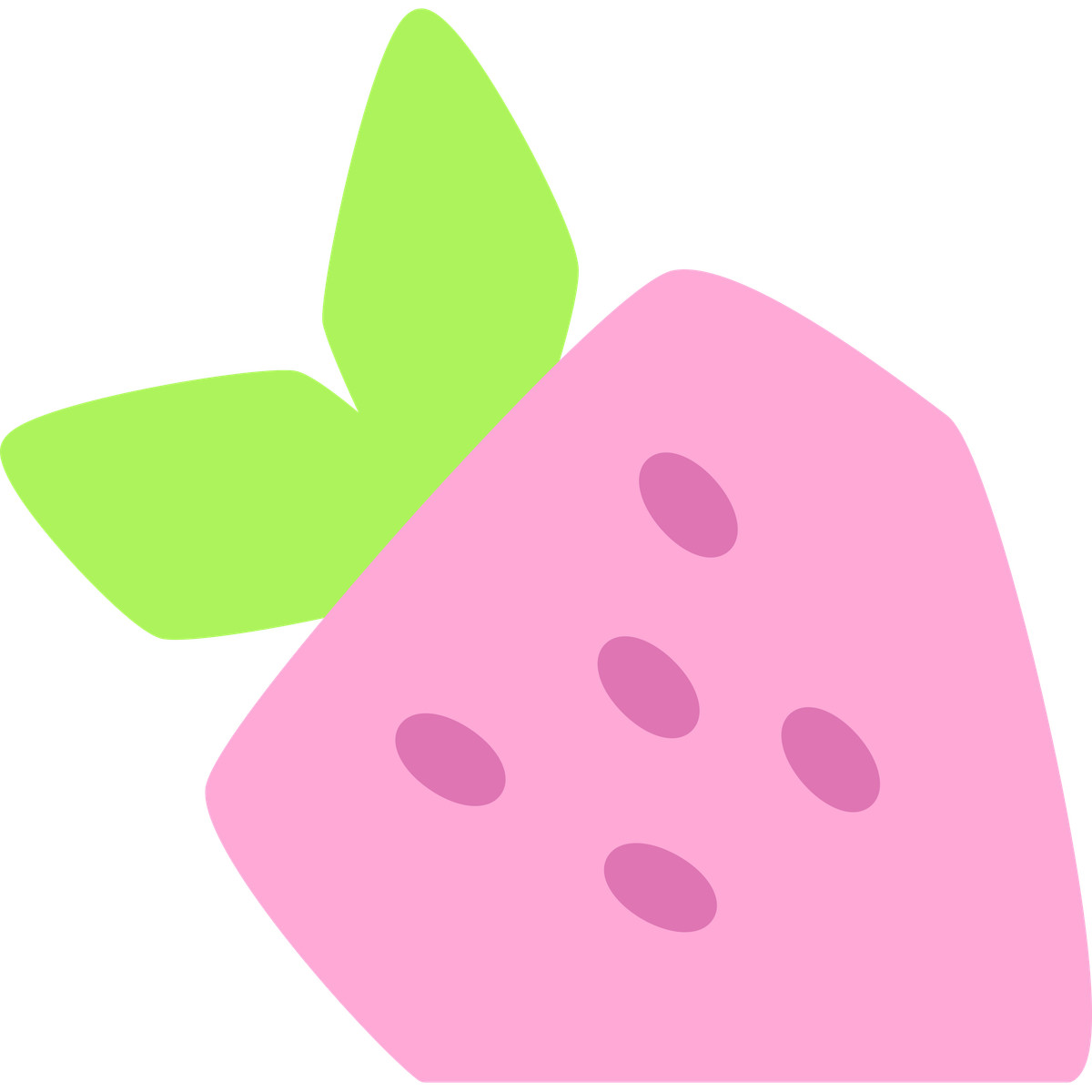 Ilustración Strawberry en estilo Bouncy a descargar en PNG y SVG