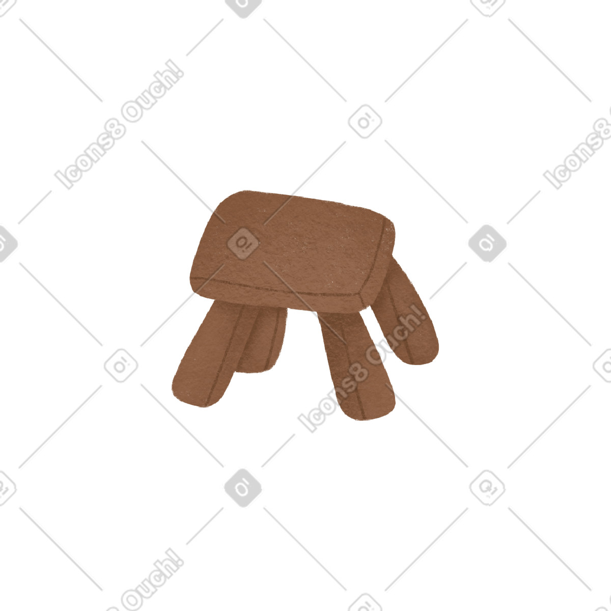Illustration Chaise dans le style Experimental à télécharger aux formats PNG, SVG