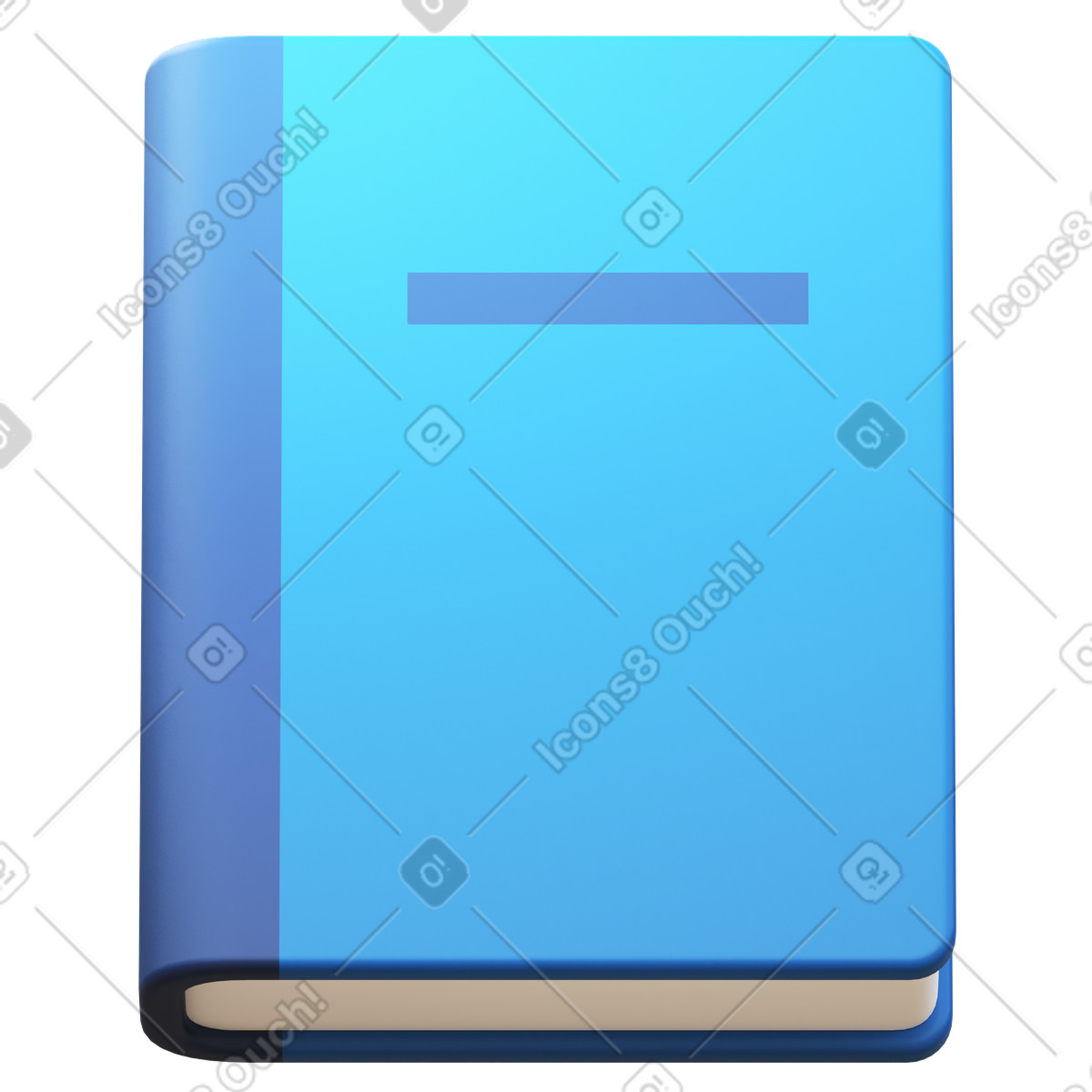 3D Fluency スタイルの Book のイラストをPNG、SVG形式でダウンロード