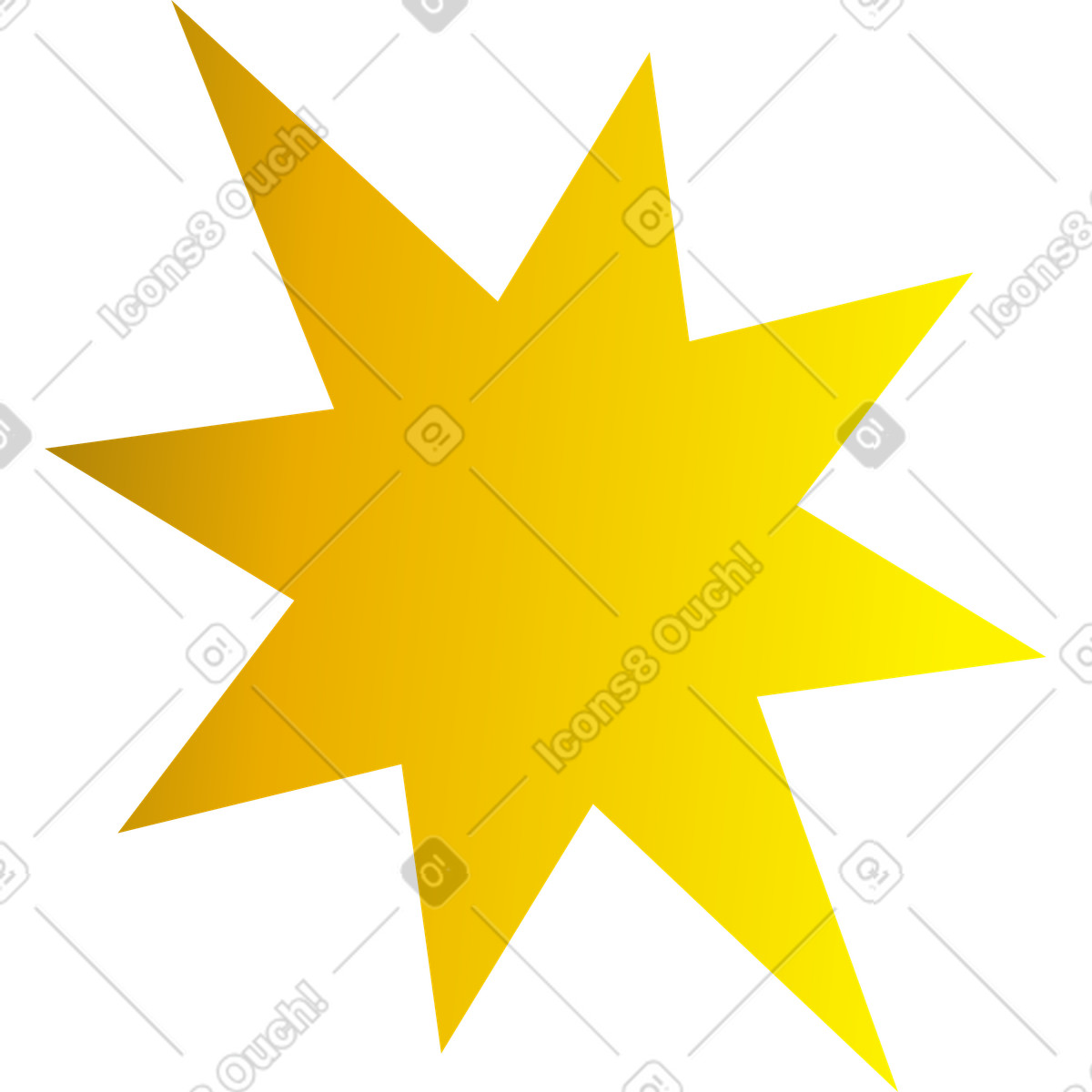 Stella scintillante illustrazione in stile Silky scarica in PNG, SVG