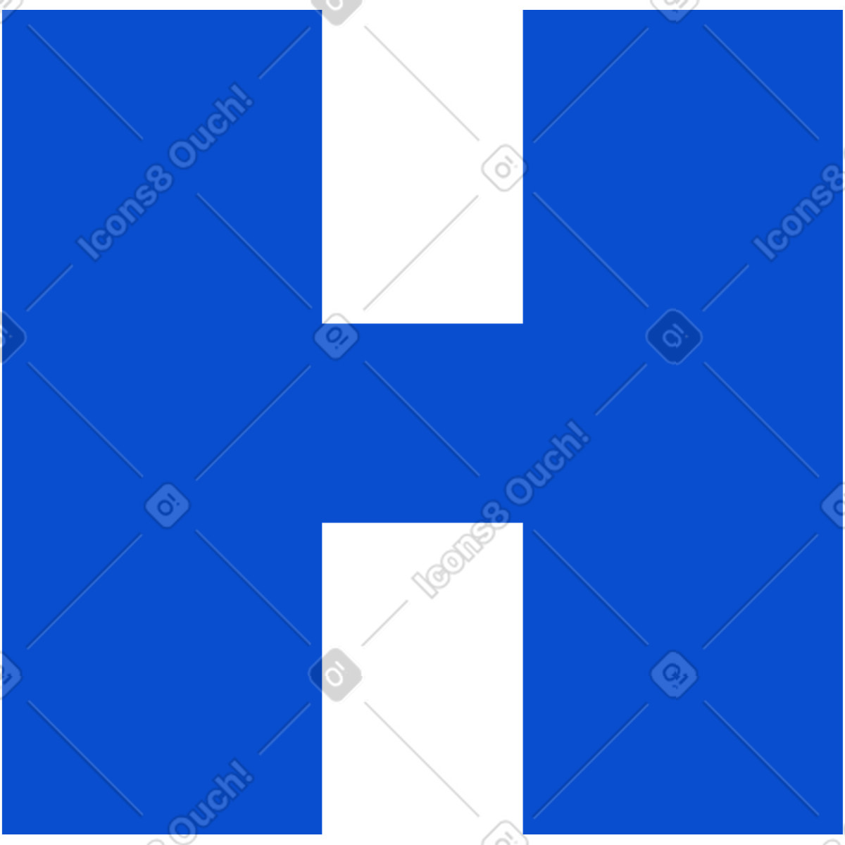 Tiny 스타일의 편지 h 일러스트레이션 PNG, SVG 다운로드