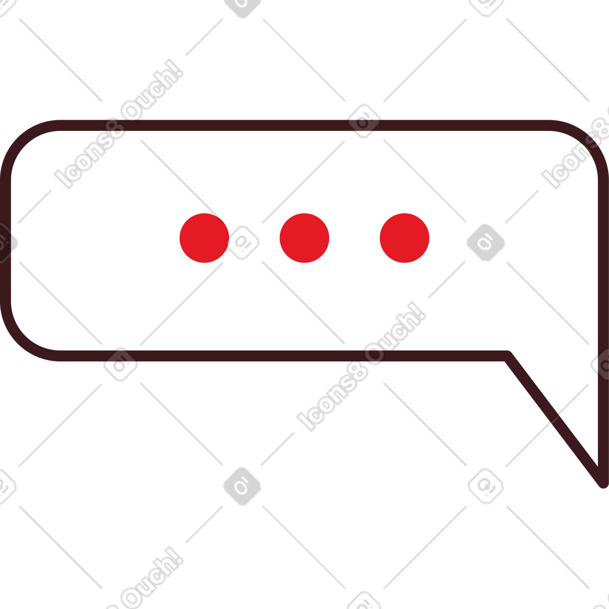 Blase mit ellipse-Illustration im Folks-Stil als Download in PNG, SVG