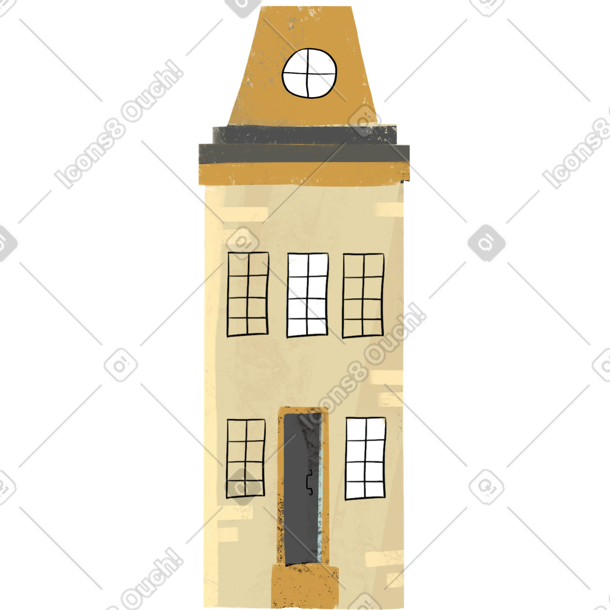 Ilustração de Casa em no estilo Fabulous para baixar em PNG, SVG