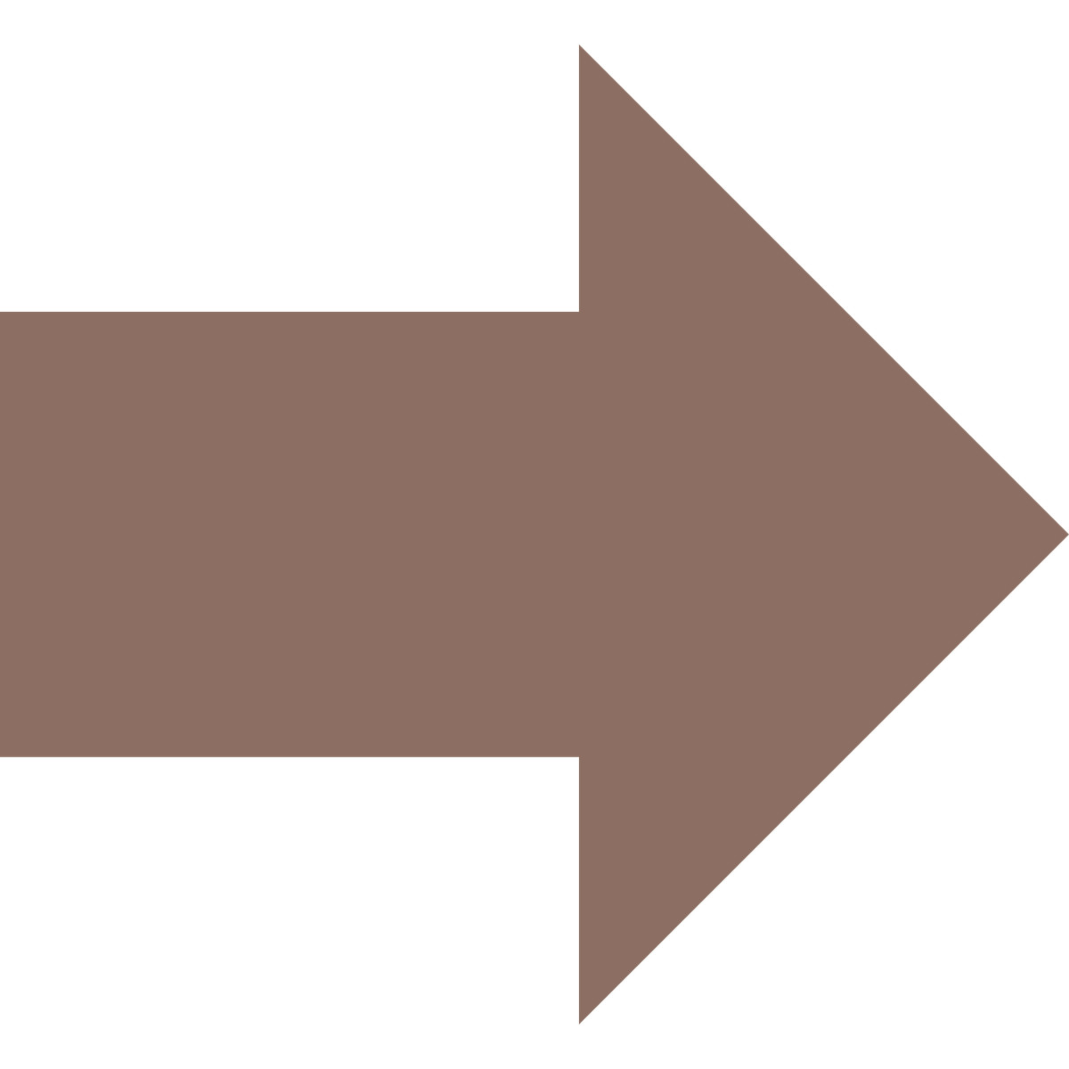Ilustración Arrow brown en estilo Fogg a descargar en PNG y SVG
