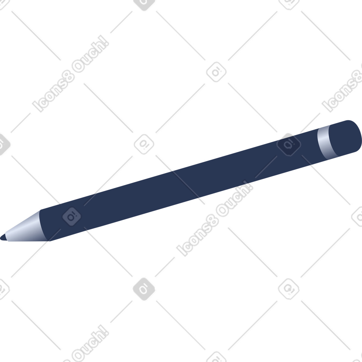 Stylus illustration in PNG, SVG