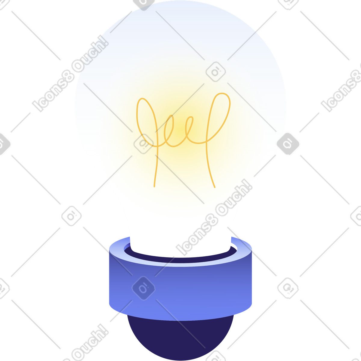 Illustration Lampe dans le style Levels à télécharger aux formats PNG, SVG