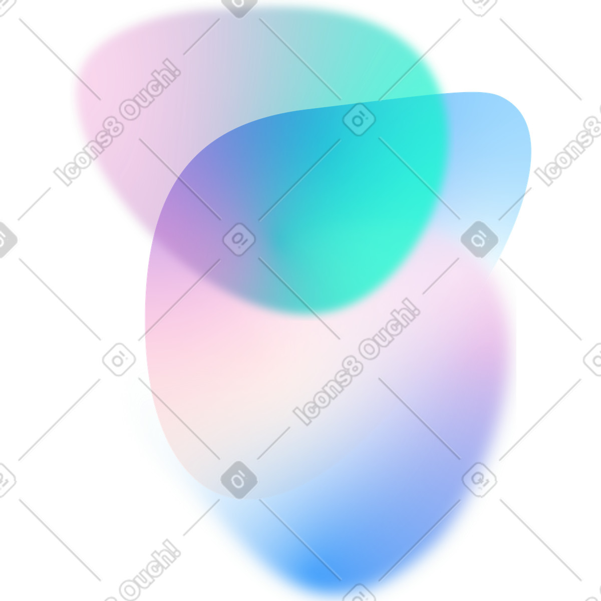 Forms スタイルの Colored soft spot のイラストをPNG、SVG形式でダウンロード
