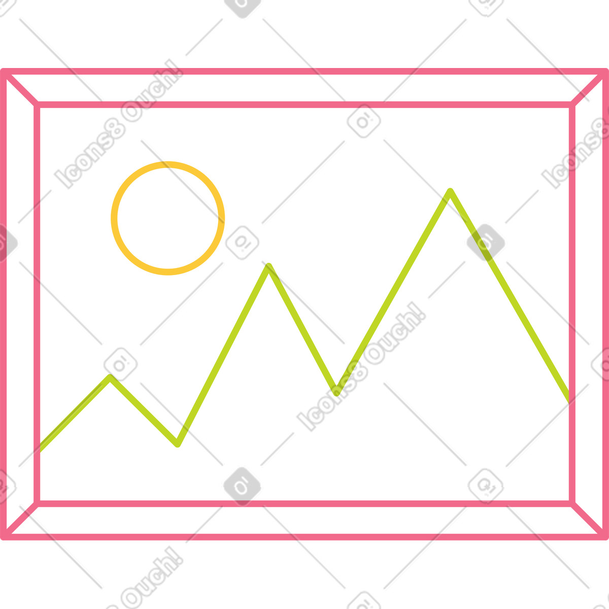 Malerei-Illustration im Juicy-Stil als Download in PNG, SVG