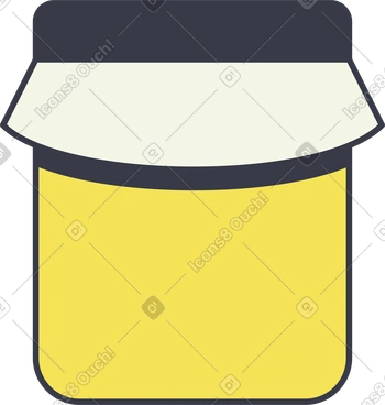 Honey jar PNG, SVG