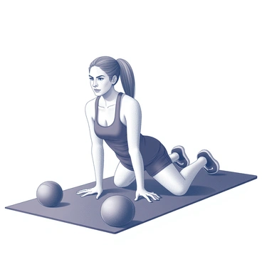 A participant involved in a crossfit session, performing intense core exercises