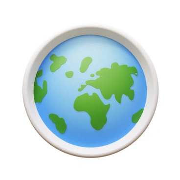 A ceramic bowl with a smooth, glossy surface. The bowl features a hand-painted design that depicts "Earth's continents" in vibrant colors. Each continent is intricately detailed, showcasing its unique shape and geographical features. The background of the bowl has a subtle blue hue that represents the oceans surrounding the continents. The rim of the bowl is elegantly curved, adding to its artistic appeal.