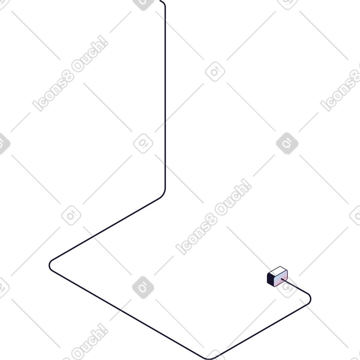 Wire illustration in Node style download in PNG, SVG