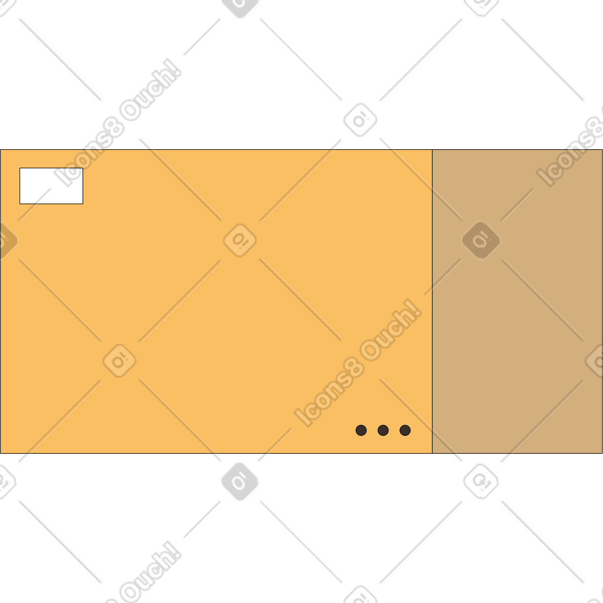 Box illustration in Sitcom style download in PNG, SVG