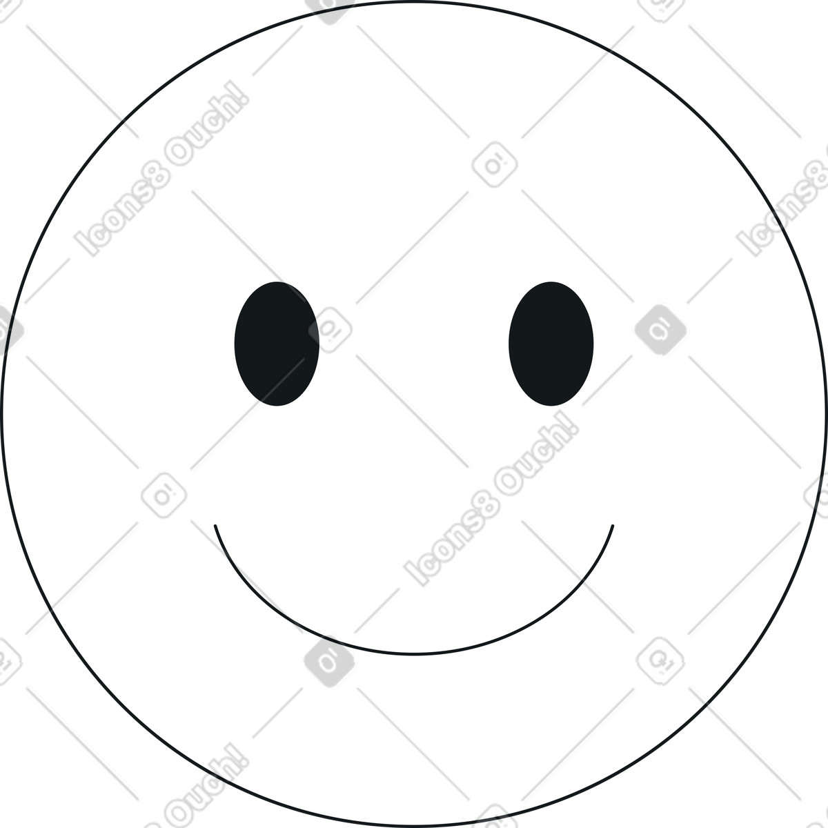 Ilustração de Risonho em no estilo Midnight para baixar em PNG, SVG