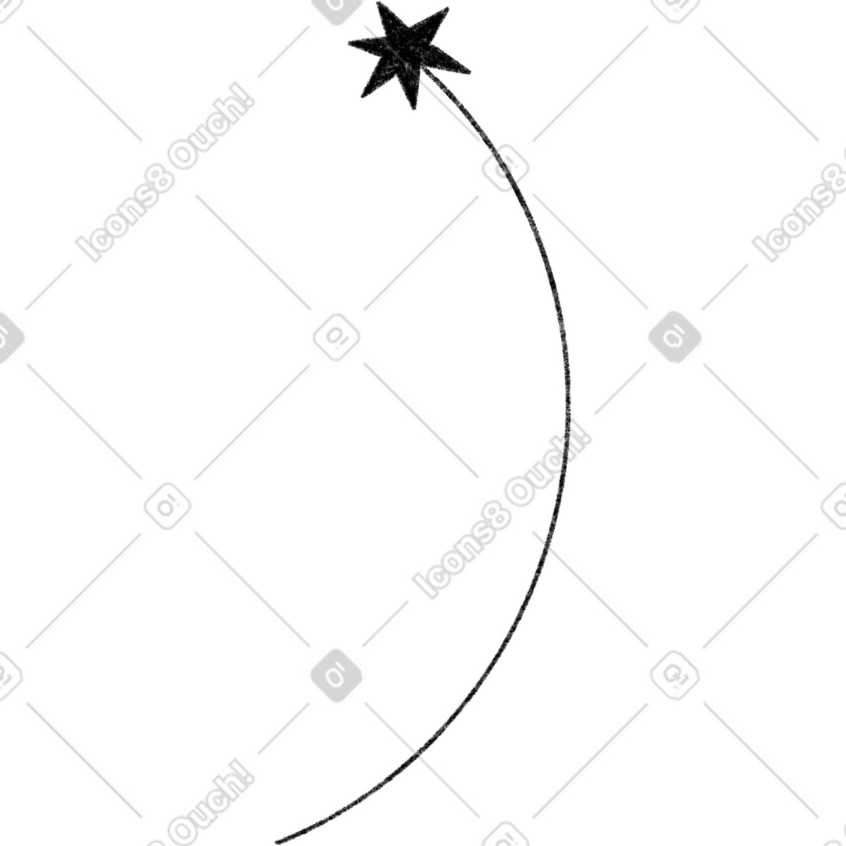 Joy スタイルの Black star のイラストをPNG、SVG形式でダウンロード