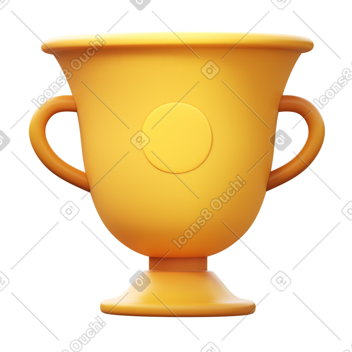 Trophy illustration clipart graphics with transparent background in GIF PNG