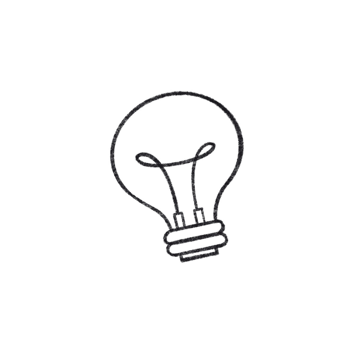 Lamp light bulb electric illustration in Bonbon Line style download in PNG, SVG