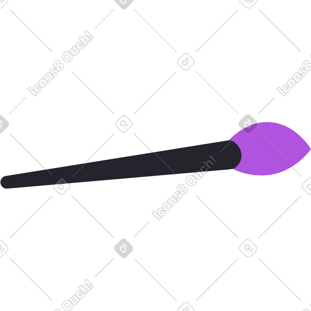 Ilustração de Pincel para pintar em no estilo Grapy baixar em PNG, SVG