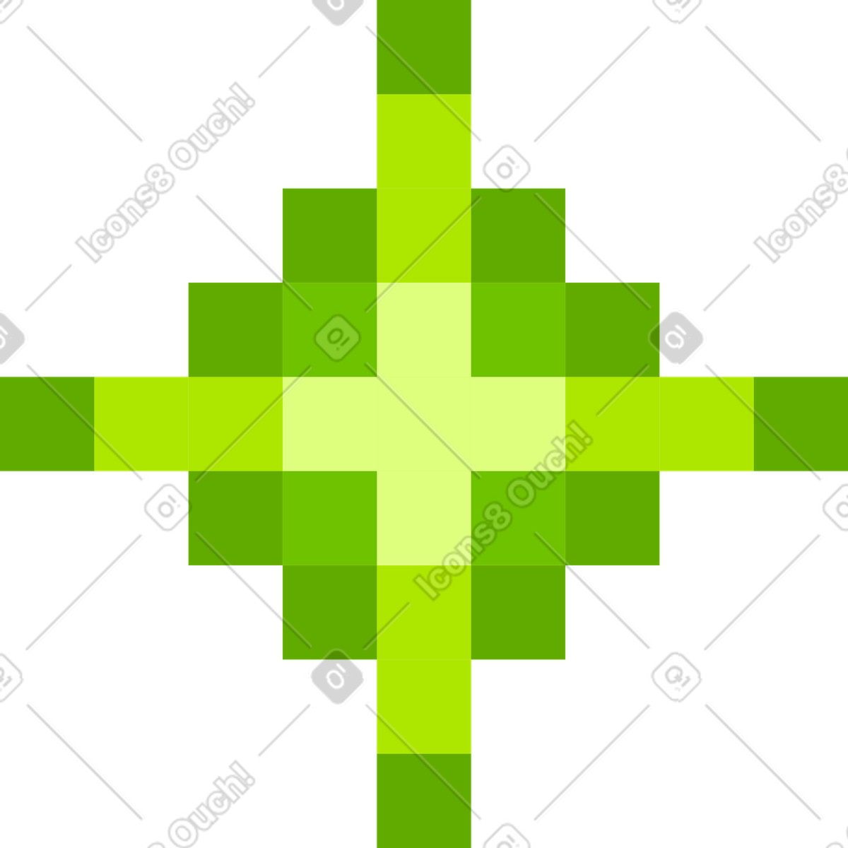 Stern-Illustration im 8bit-Stil als Download in PNG, SVG