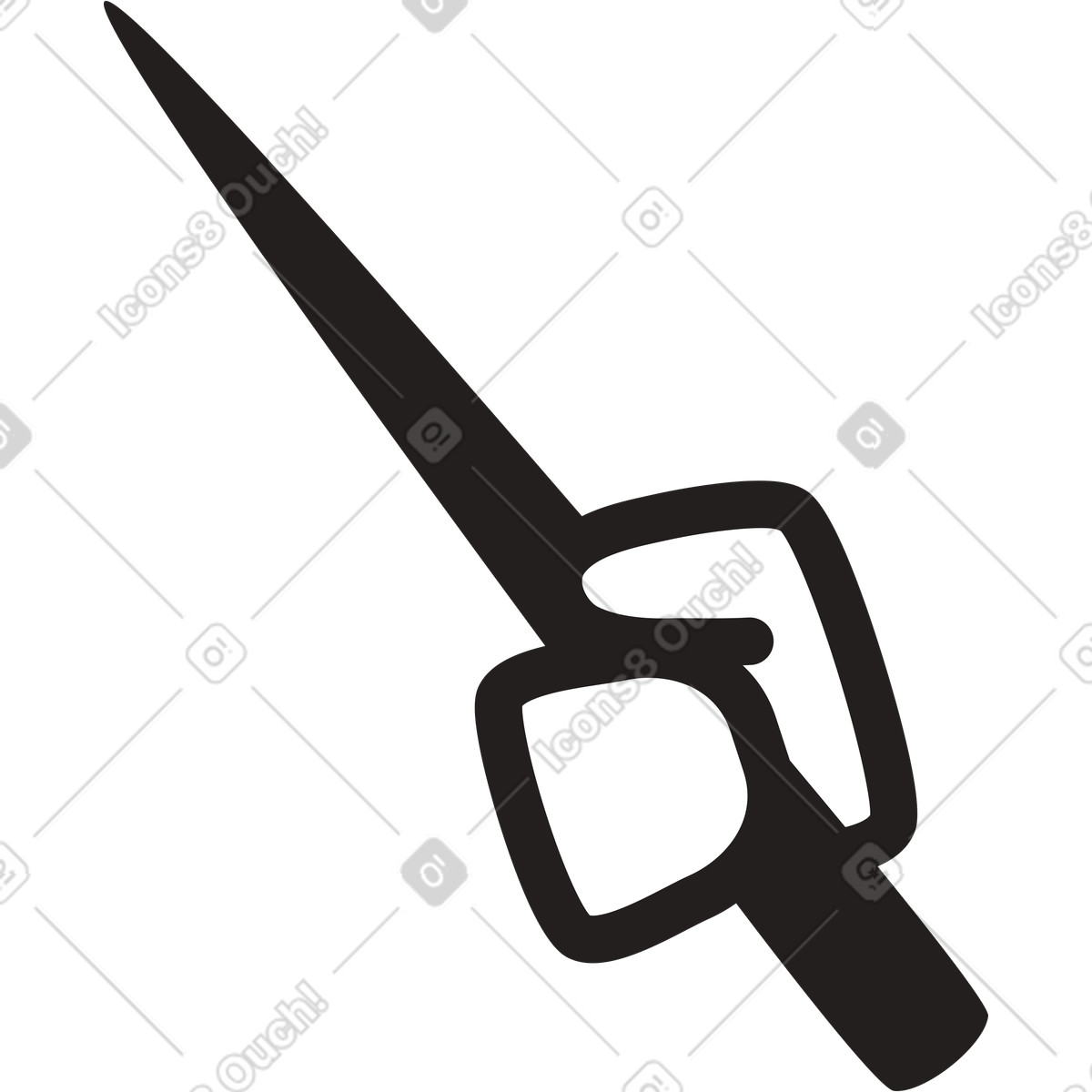 Hand holding pointer stick illustration in PNG, SVG