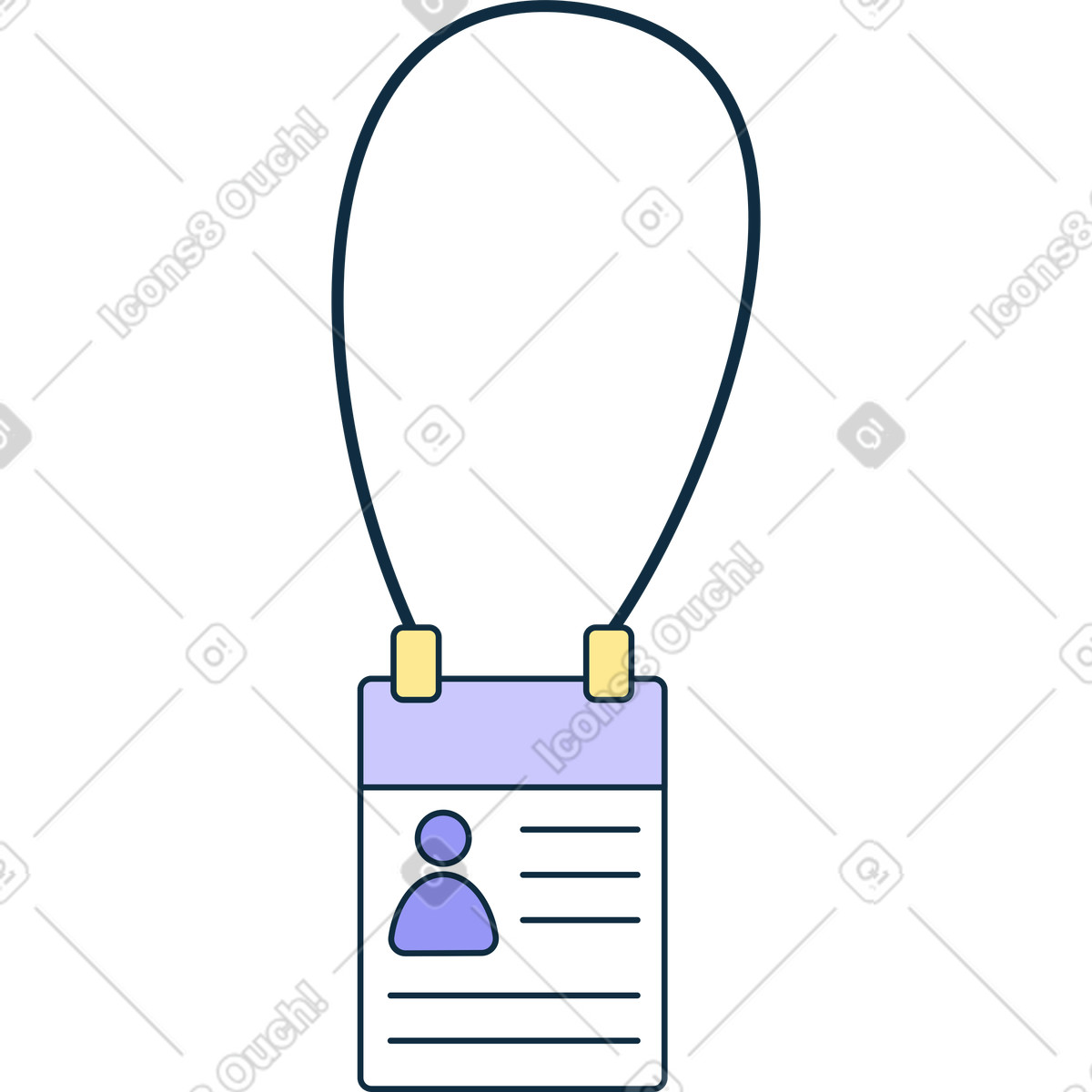 Illustration Badge dans le style Bubble gum à télécharger aux formats PNG, SVG