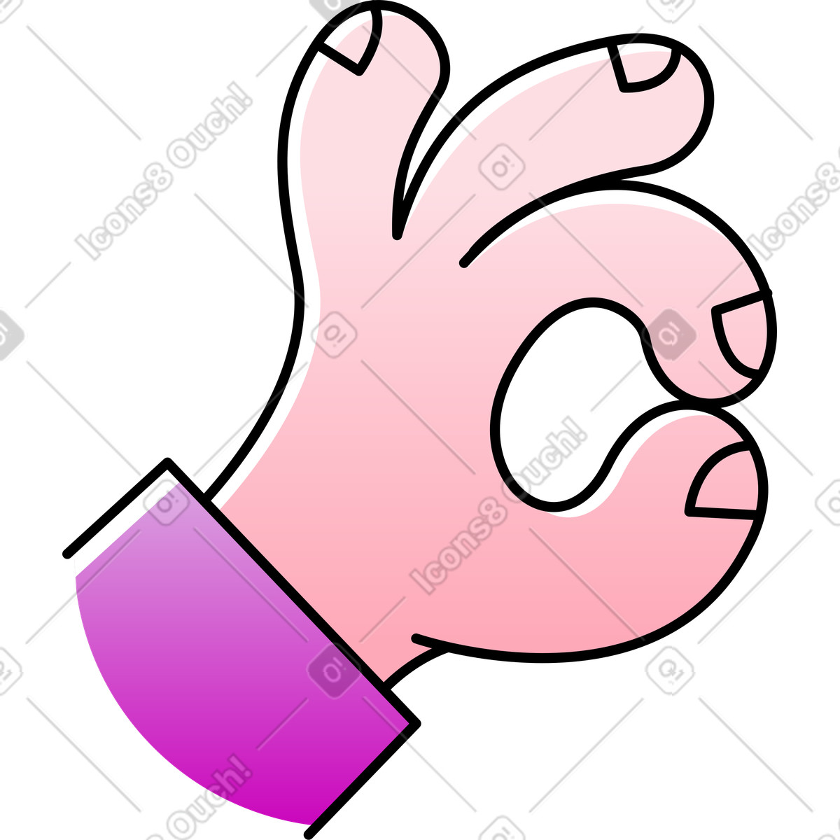 Mano che tiene qualcosa illustrazione in stile Pocus scarica in PNG, SVG
