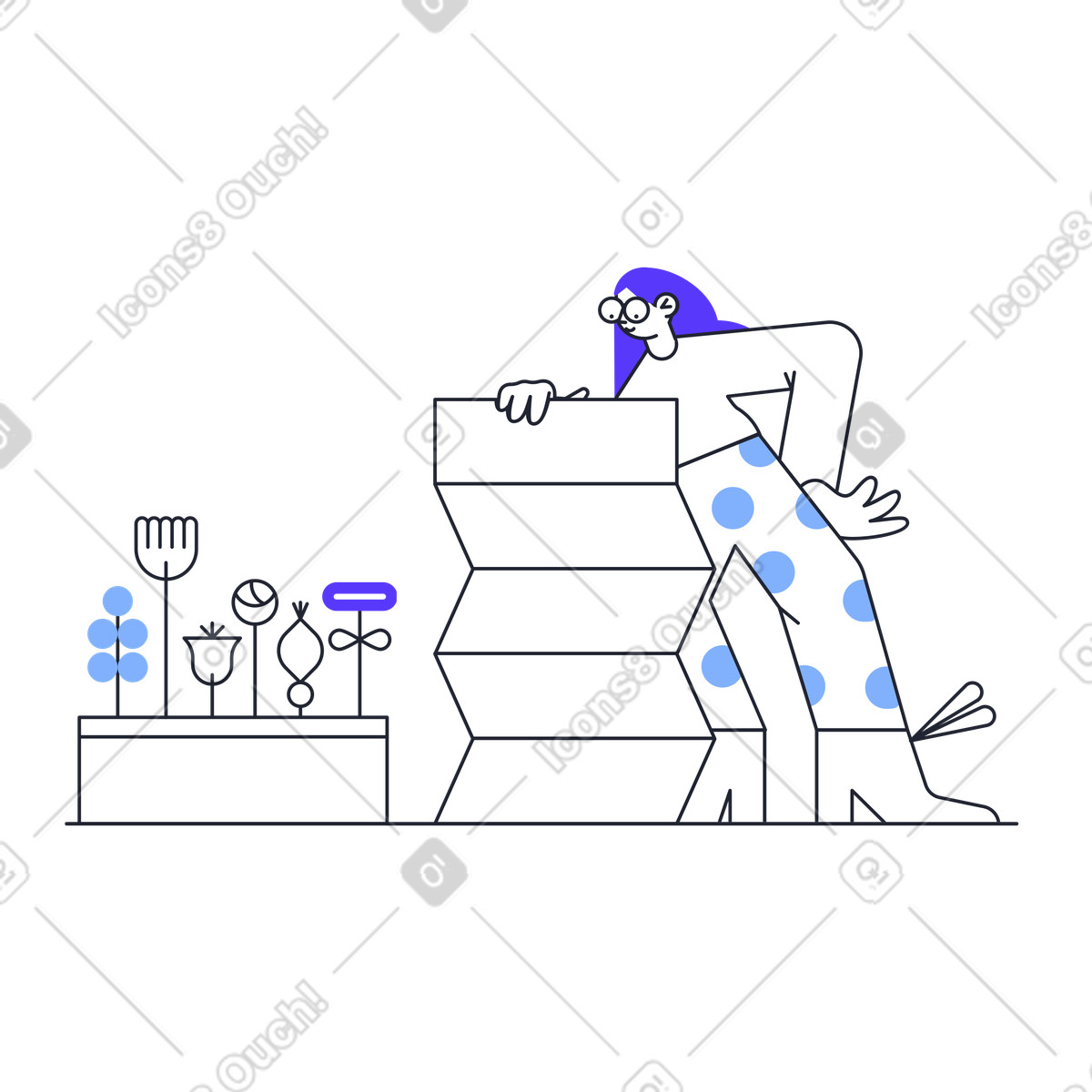 List is empty illustration in PNG, SVG