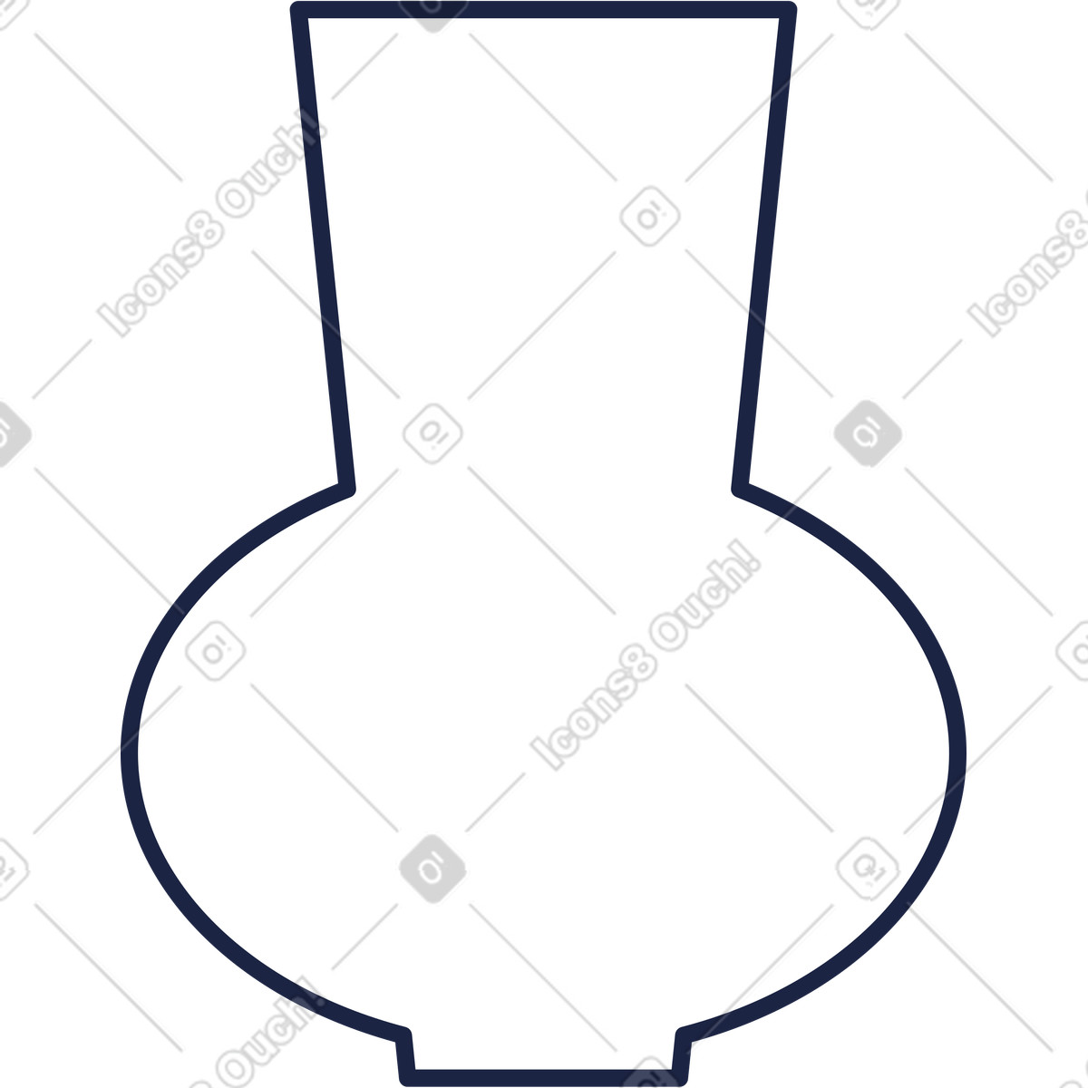 下载 Urban Line 风格的 花瓶 插画，支持 PNG、SVG 格式
