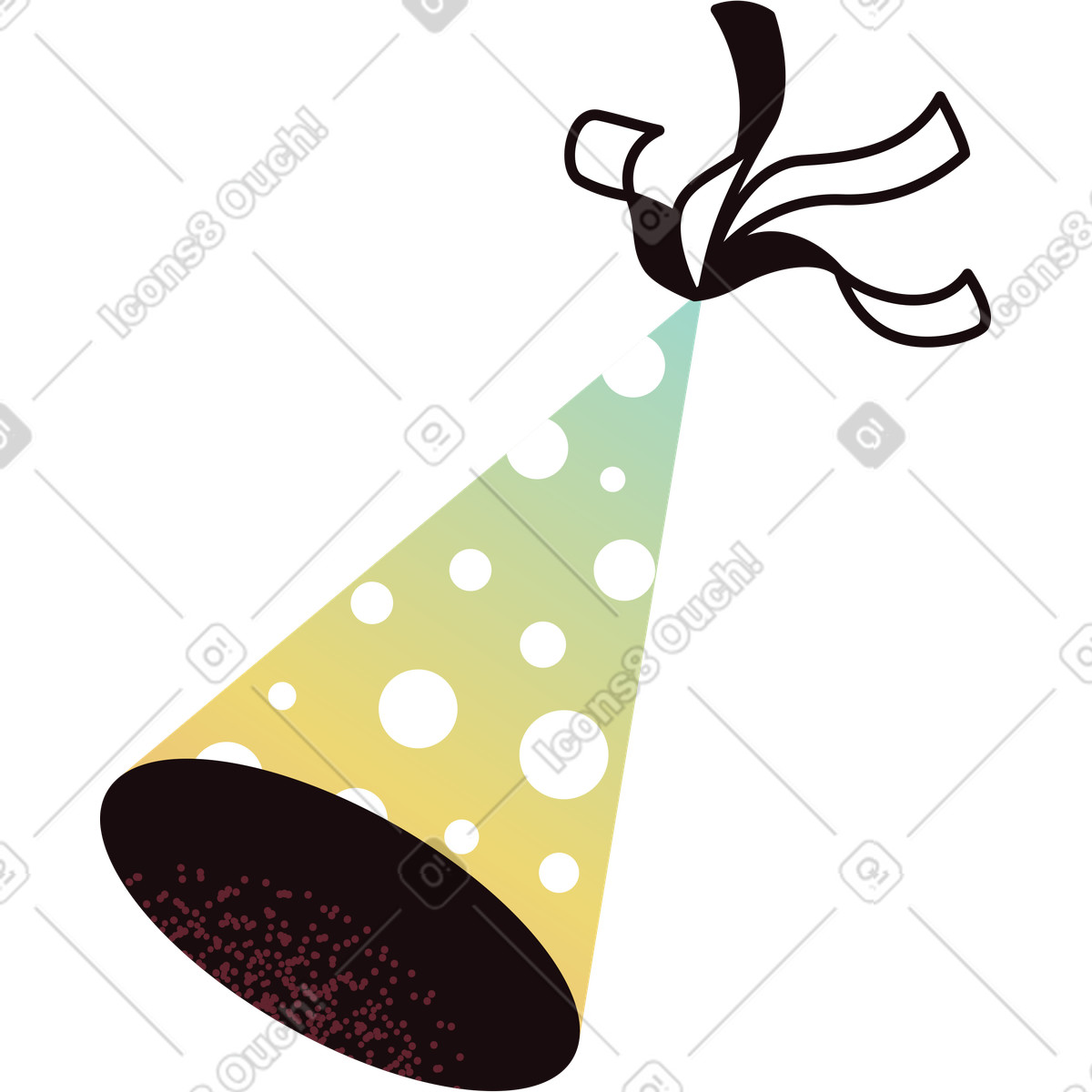Berretto di compleanno illustrazione in stile Delight scarica in PNG, SVG