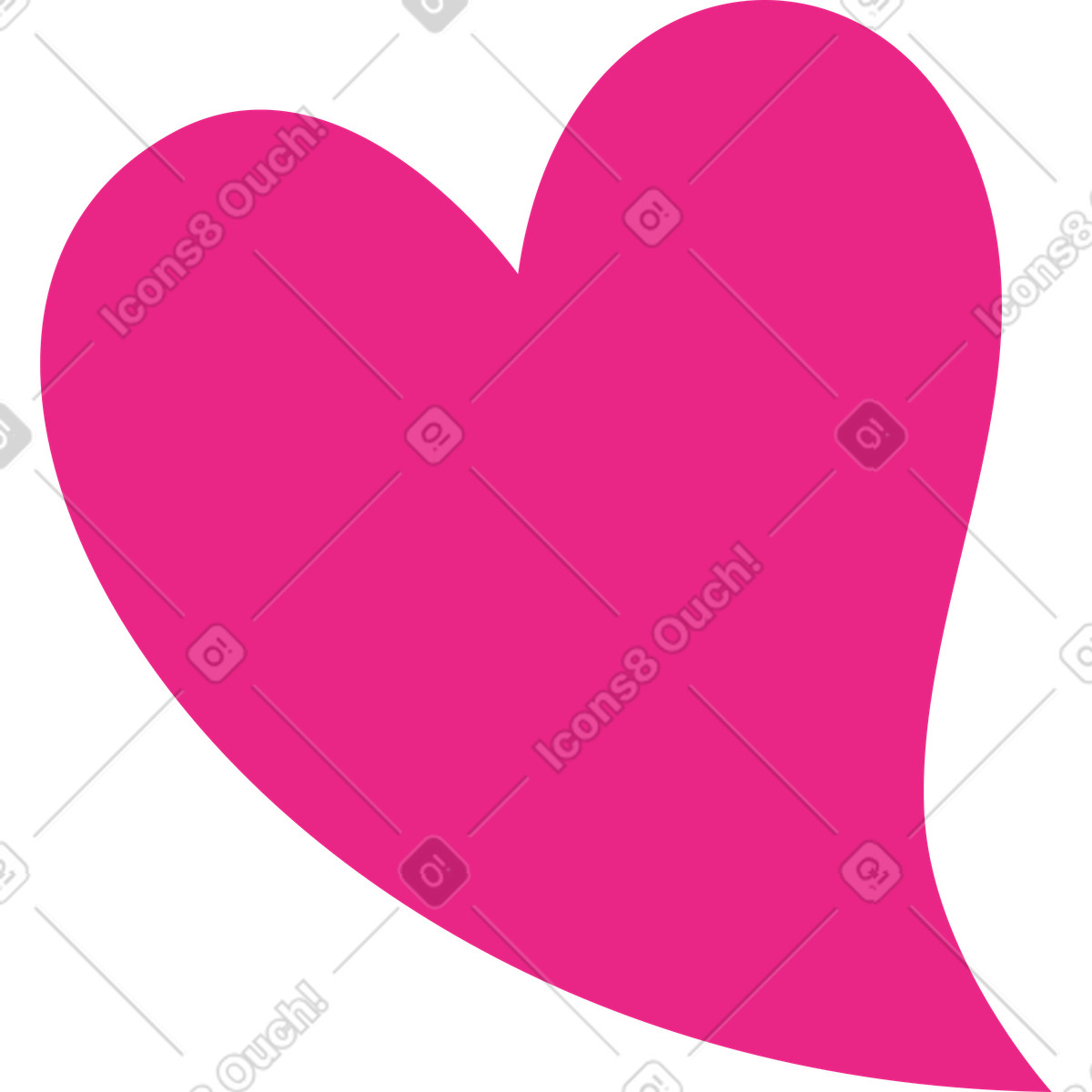 Herz-Illustration im Active-Stil als Download in PNG, SVG